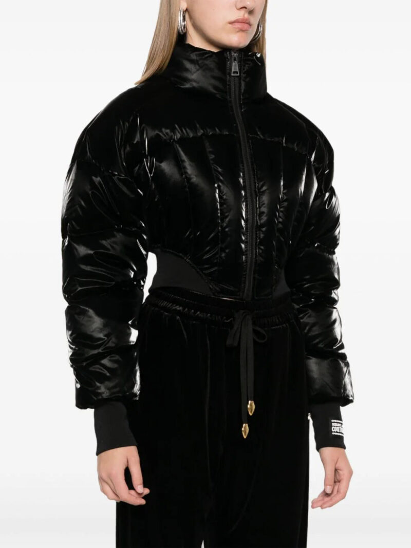 Versace Jeans Couture  laminated puffer jacket
