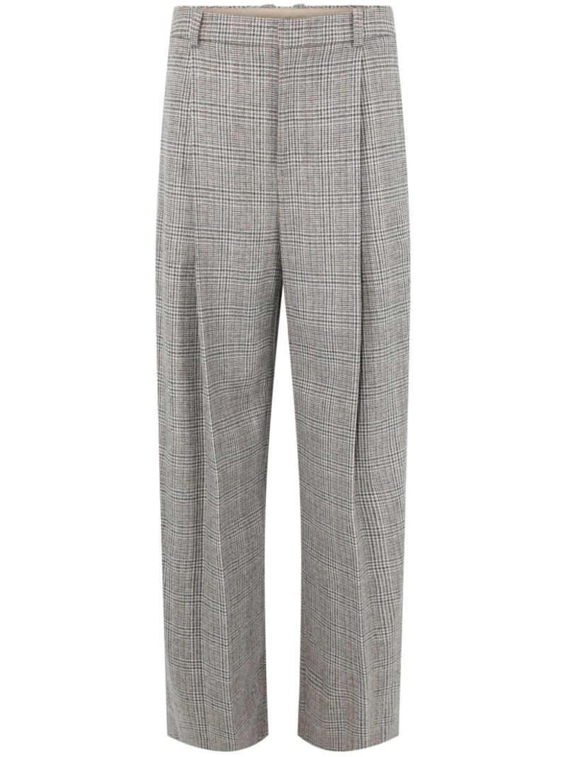 Vince  plaid-check trousers