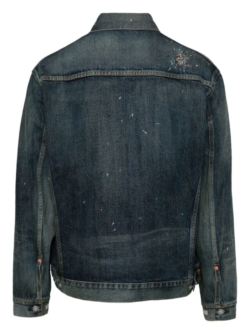 Undercover  embroidered denim jacket