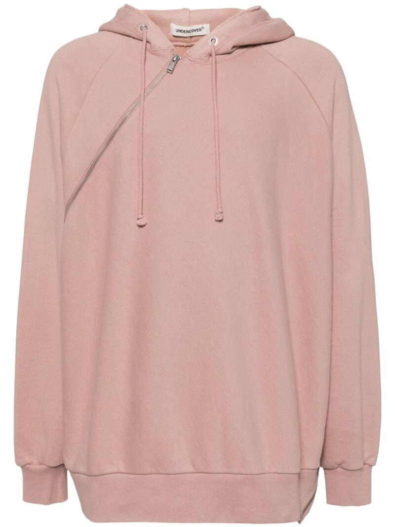 Undercover  zip-fastening cotton hoodie