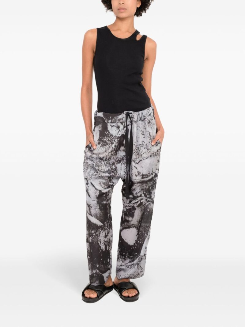 Uma | Raquel Davidowicz  abstract-print trousers