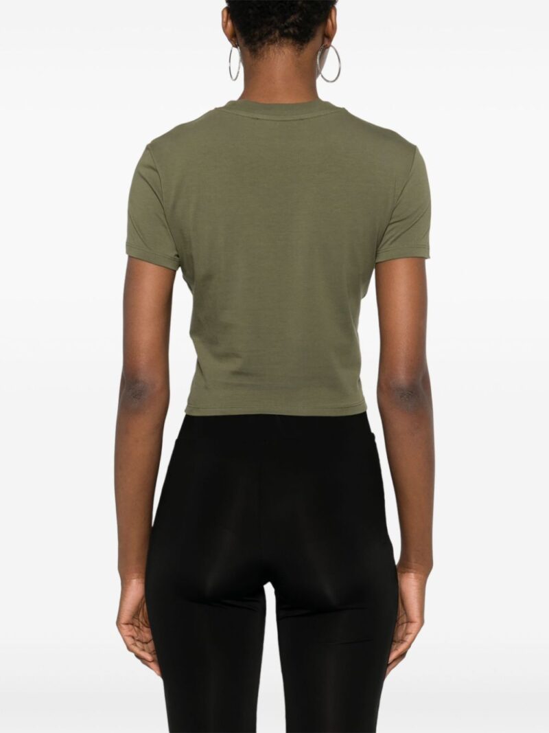 Versace Jeans Couture  crystal-embellished logo T-shirt