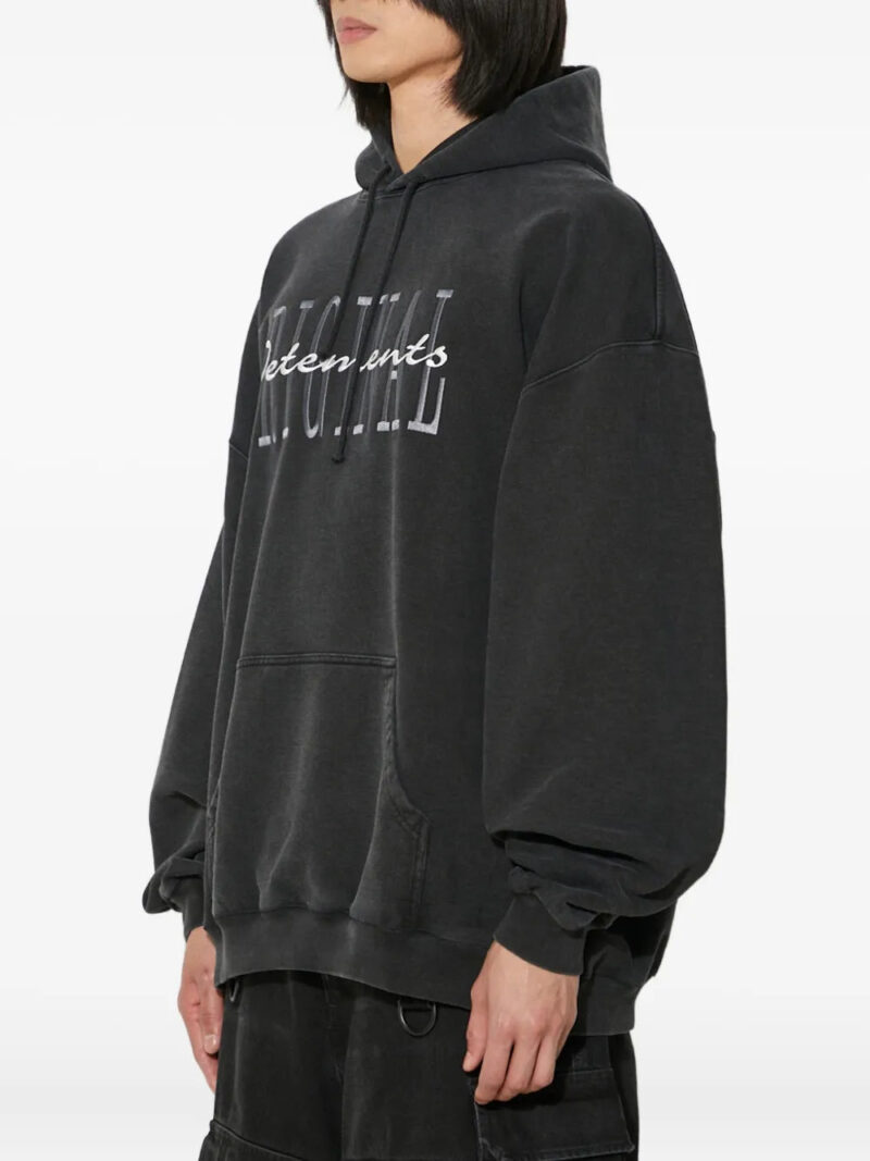 VETEMENTS  logo-embroidered hoodie