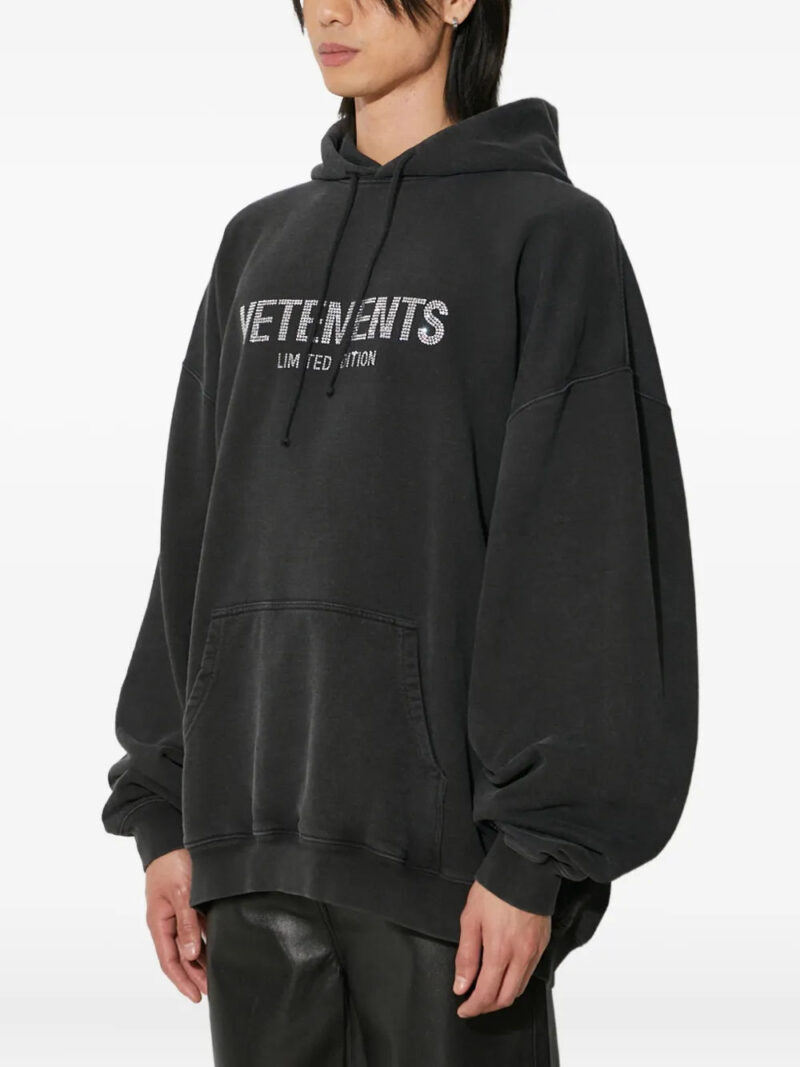 VETEMENTS rhinestone-embellished hoodie