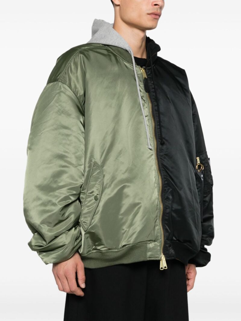VETEMENTS x Alpha Industries Split bomber jacket