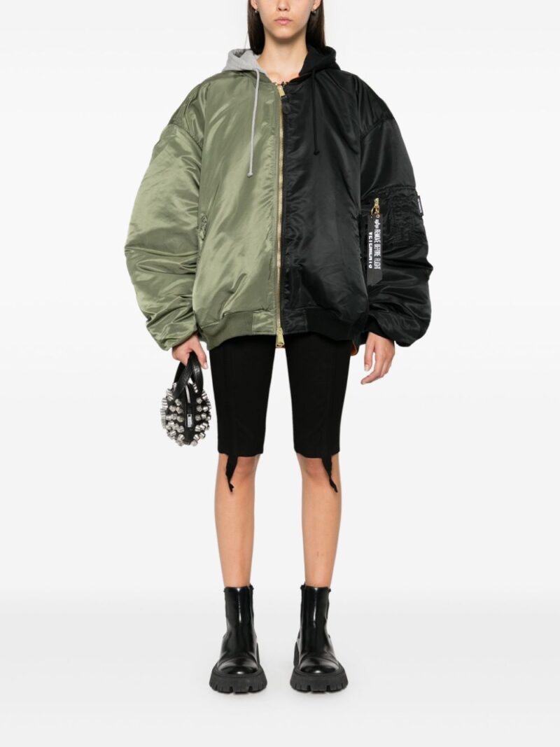 VETEMENTS x Alpha Industries Split bomber jacket