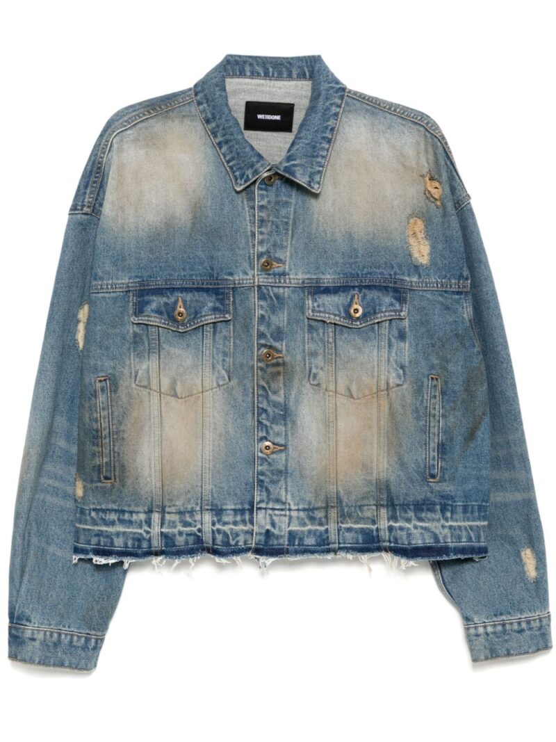 We11done  distressed denim jacket