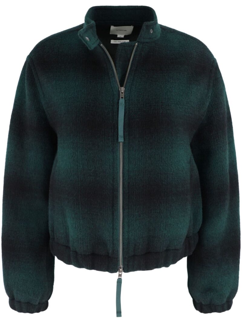 Vince  plaid bomber jacket