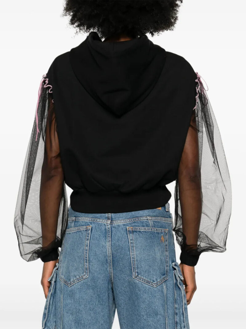 Versace Jeans Couture Embellished Gothic Logo hoodie sweatshirt