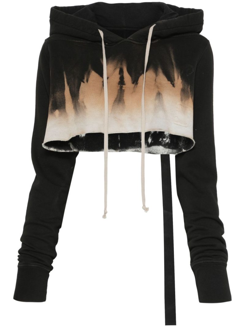 Rick Owens DRKSHDW  cropped hoodie
