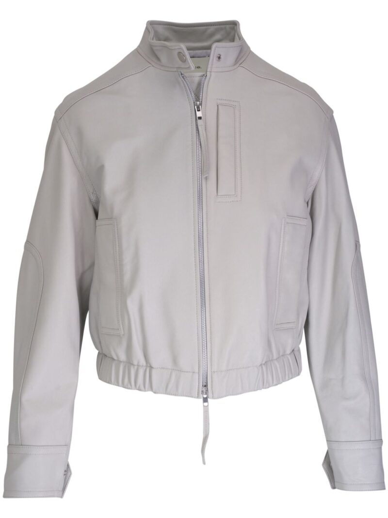 Vince  leather cropped bomber jacket