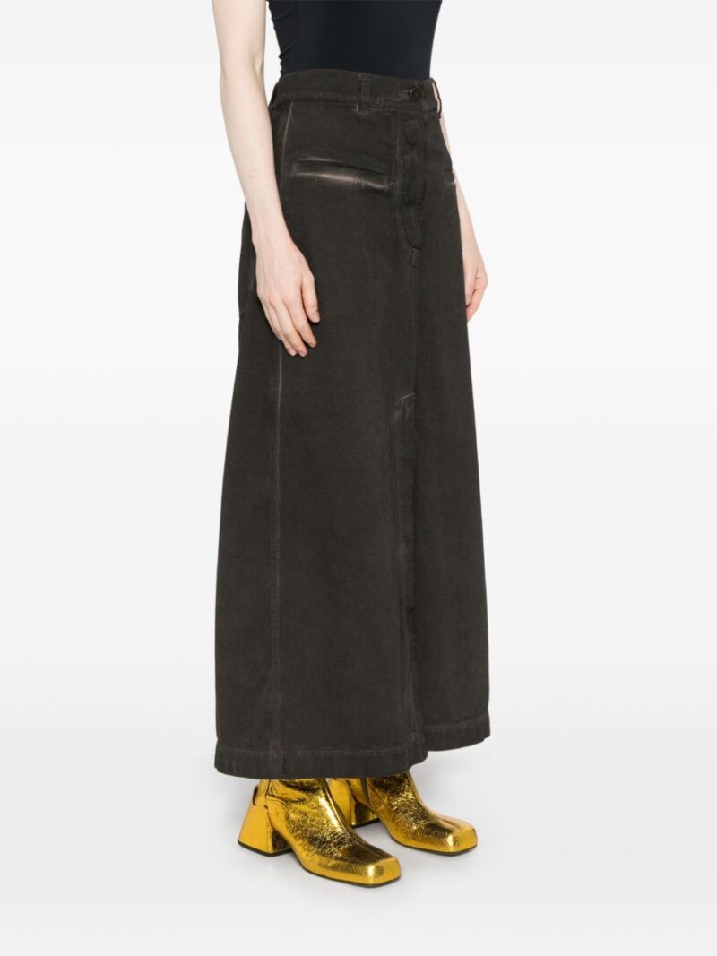 Uma Wang  cotton midi skirt