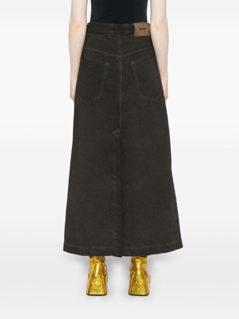 Uma Wang  cotton midi skirt
