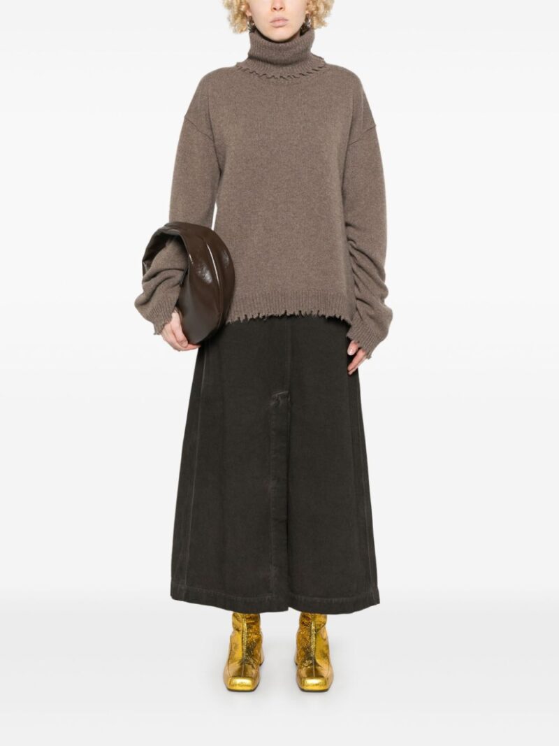 Uma Wang  cotton midi skirt