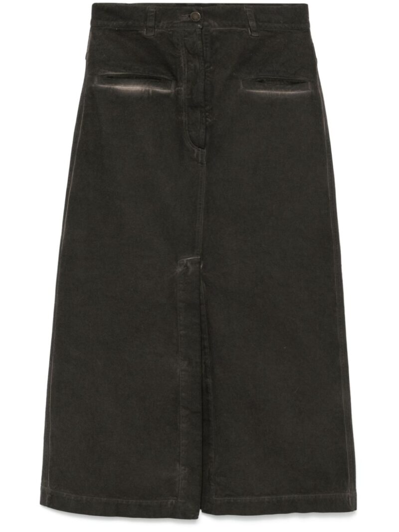 Uma Wang  cotton midi skirt