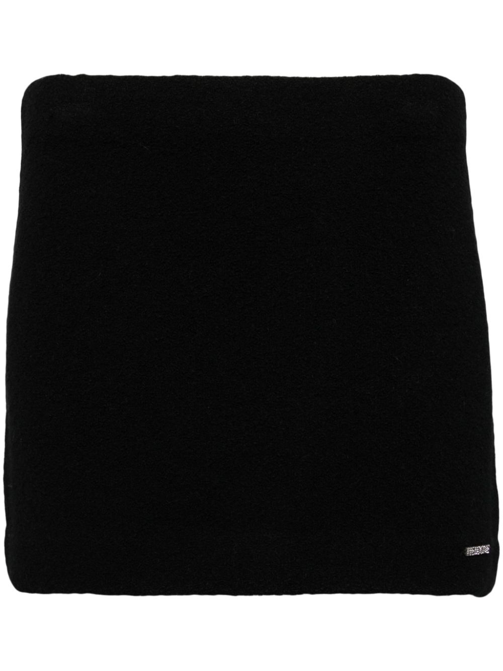 We11done Boucle knit mini skirt