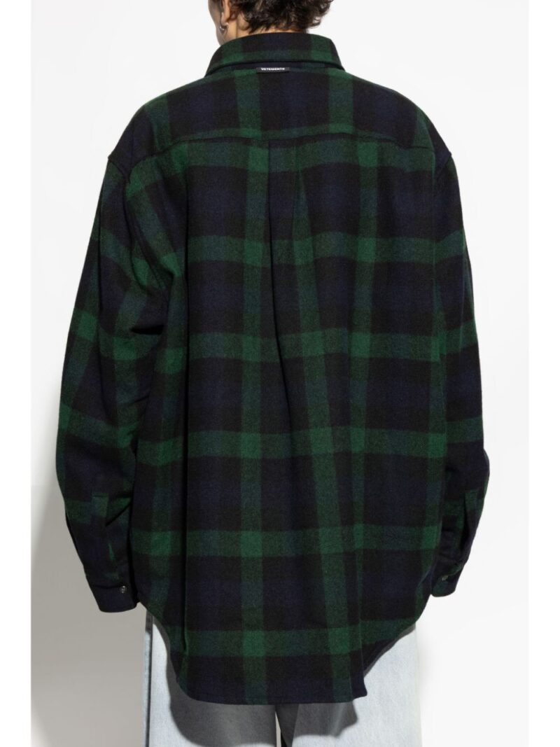 VETEMENTS  wool shirt jacket
