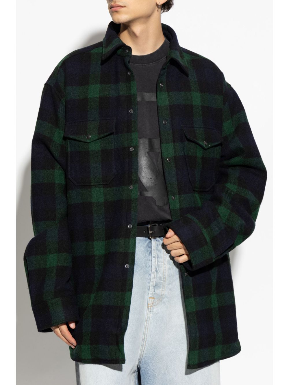 VETEMENTS wool shirt jacket - Image 3