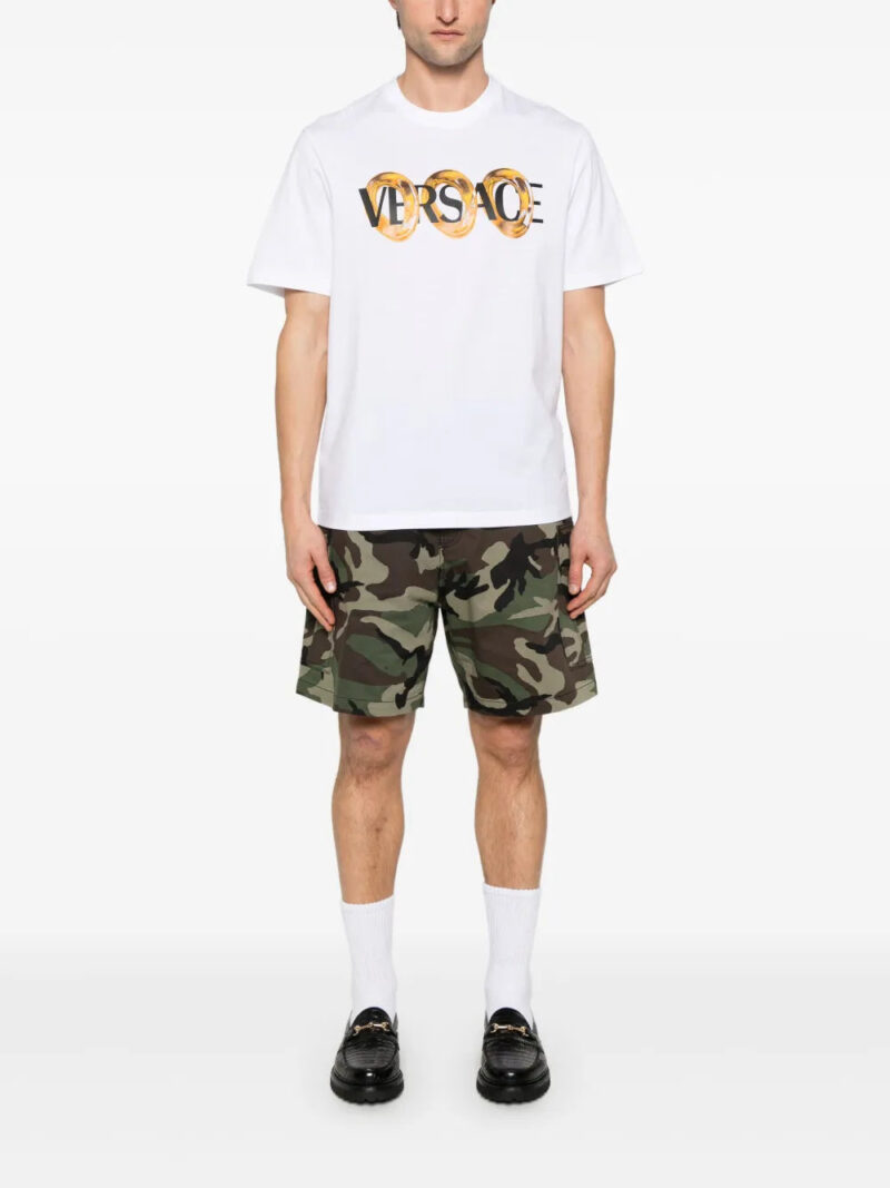 Versace  maxi chain logo T-shirt