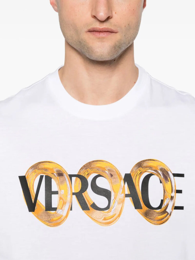 Versace  maxi chain logo T-shirt