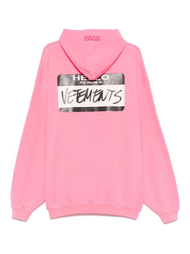 VETEMENTS My Name Is Vetements hoodie