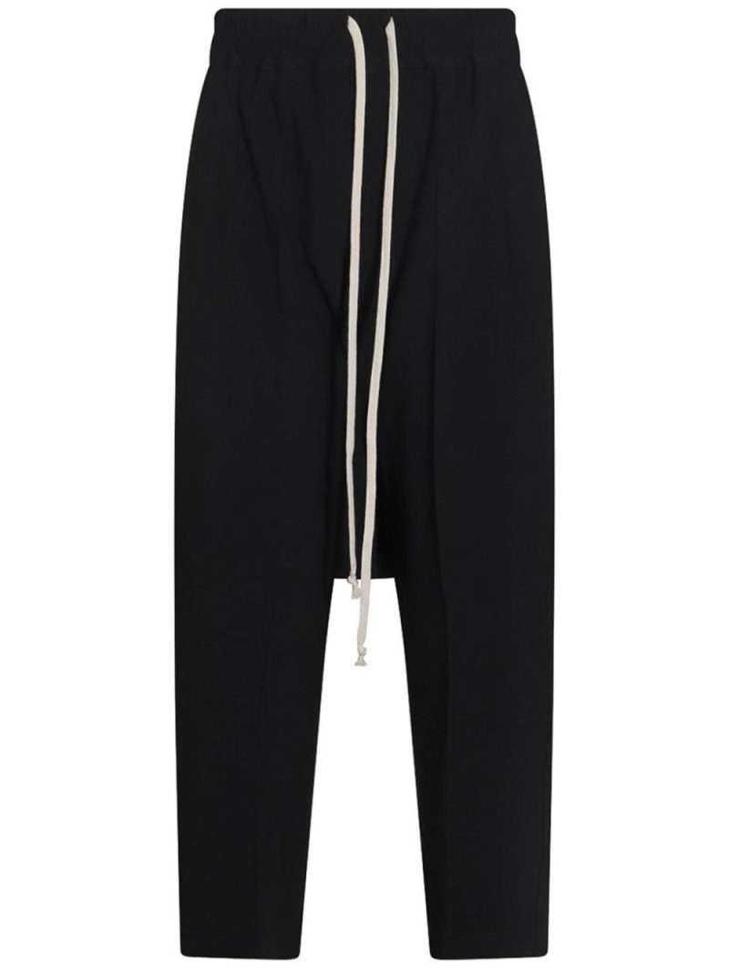 Rick Owens  cropped drawstring trousers