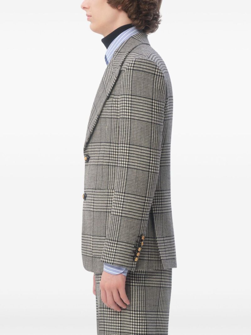 Valentino Garavani  plaid check suit jacket