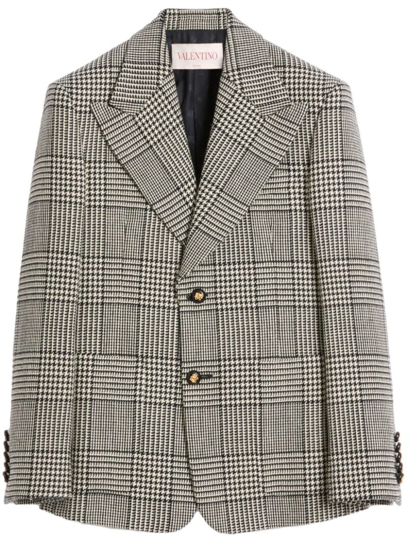 Valentino Garavani  plaid check suit jacket