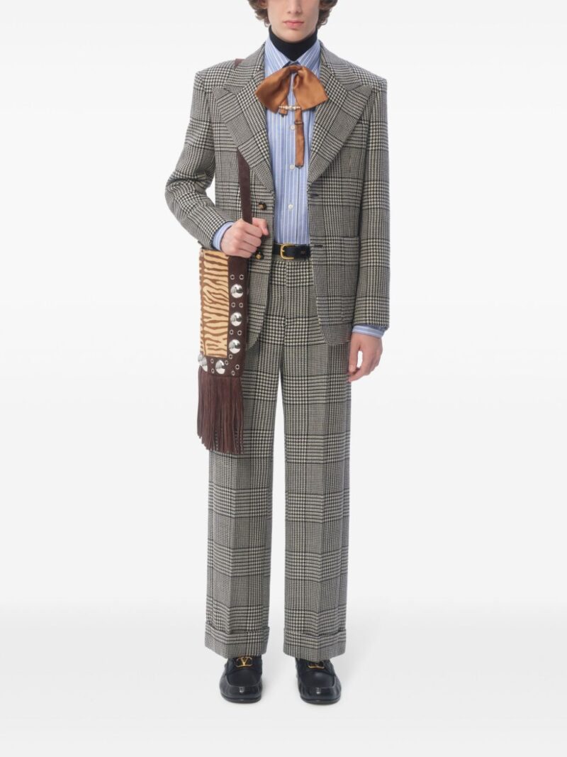 Valentino Garavani  plaid check suit jacket