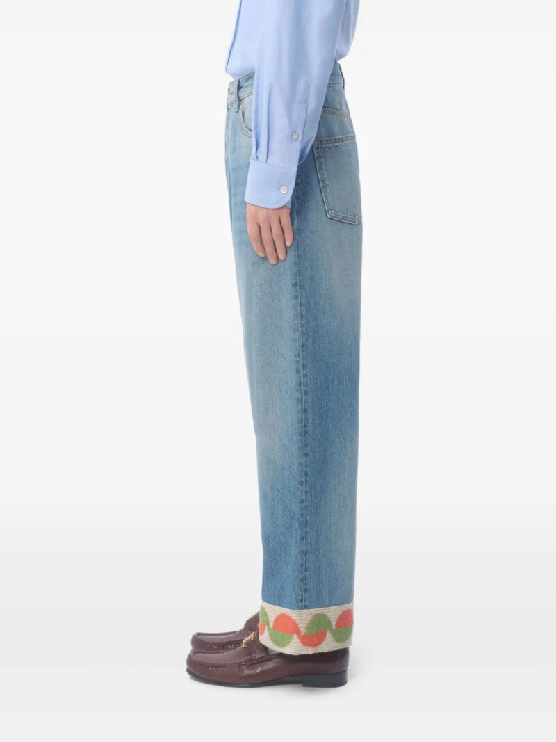 Valentino Garavani  wide-leg jeans