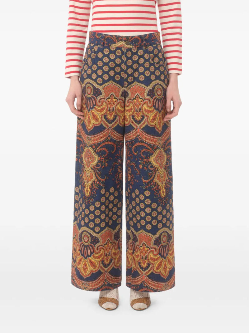Valentino Garavani  paisley-print jeans