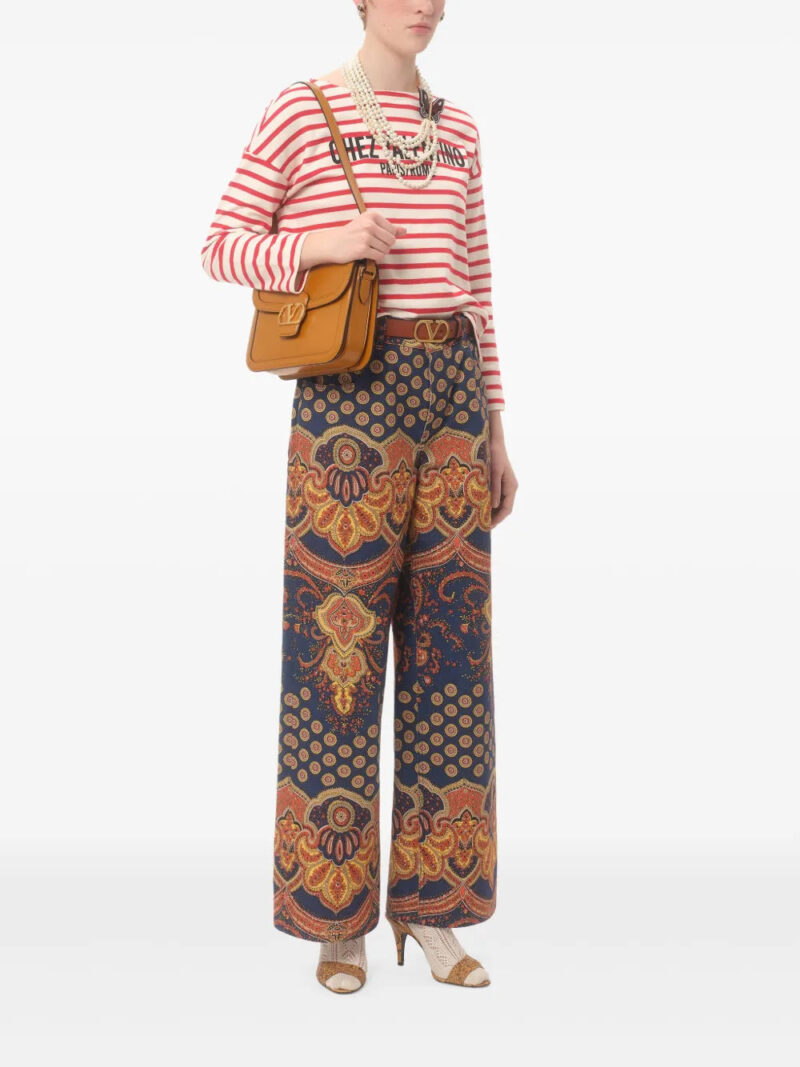 Valentino Garavani  paisley-print jeans