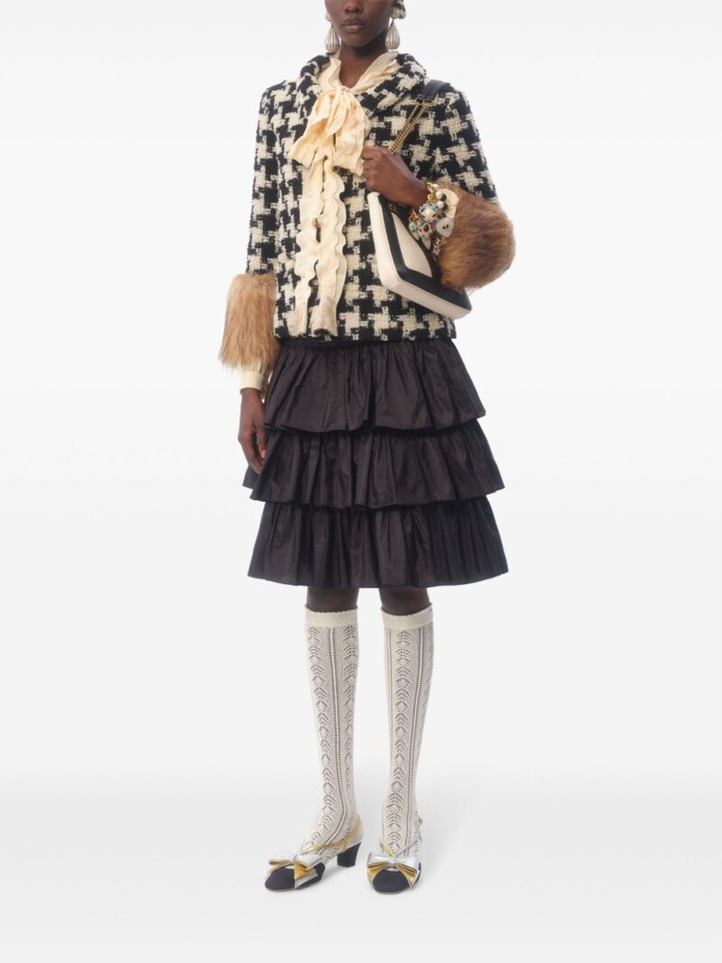 Valentino Garavani pied-de-poule tweed jacket