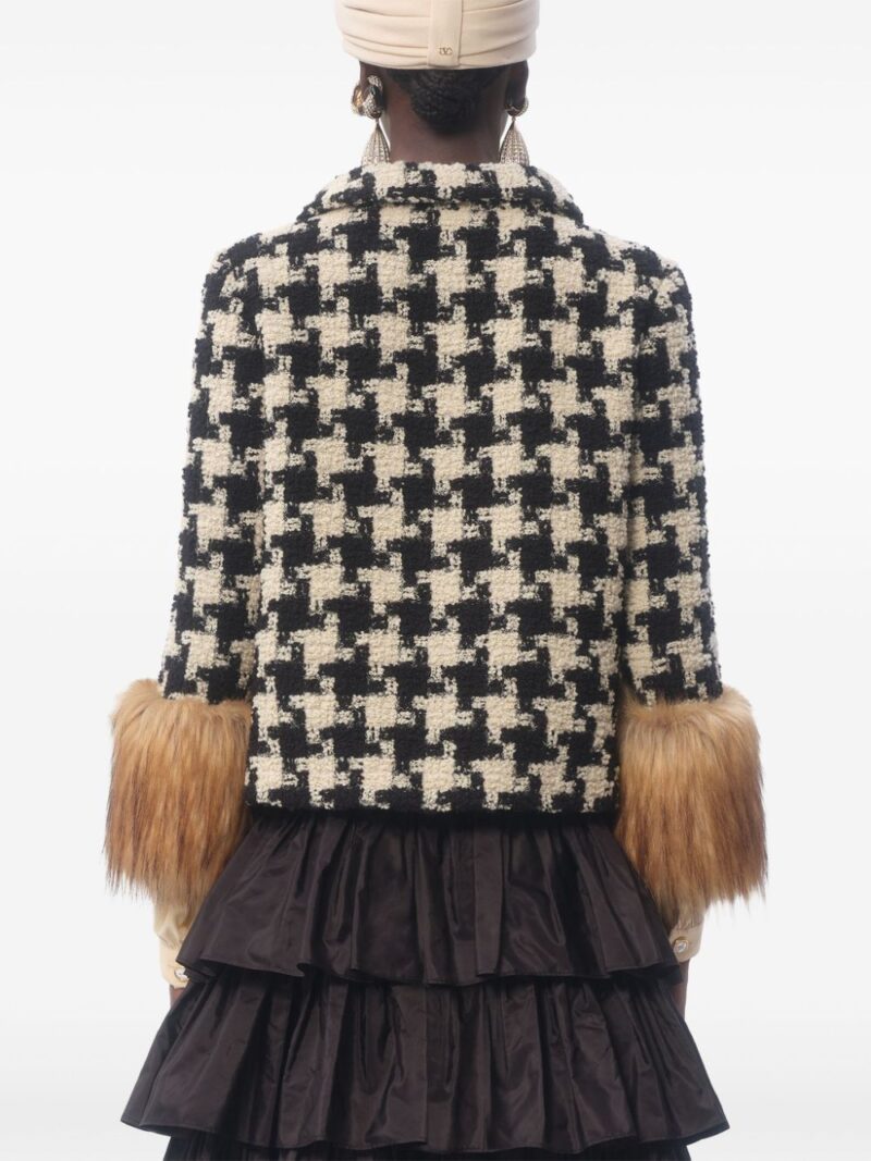 Valentino Garavani pied-de-poule tweed jacket