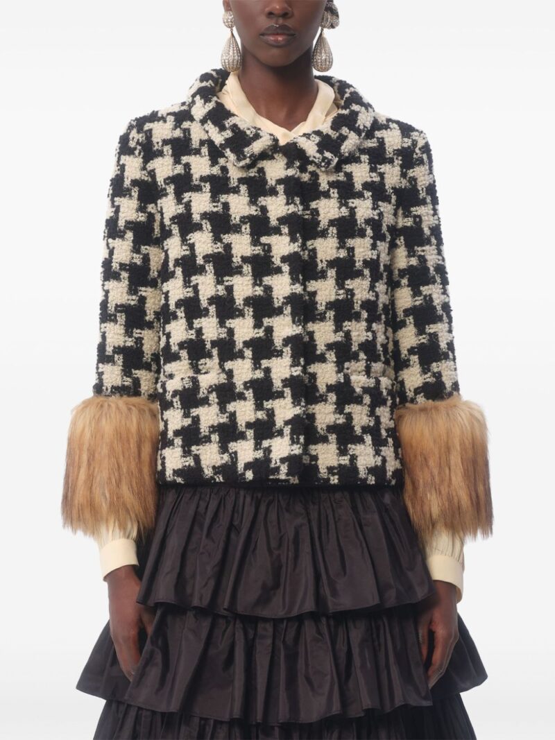 Valentino Garavani pied-de-poule tweed jacket