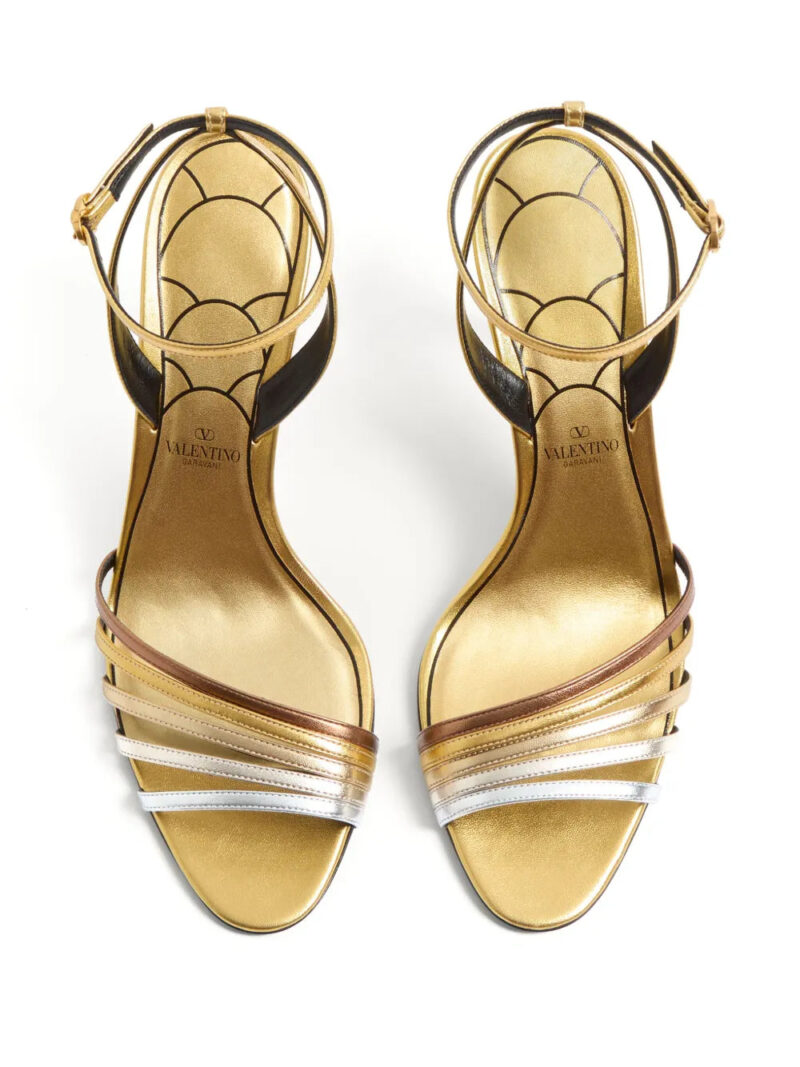 Valentino Garavani  85mm Ladycrush embellished sandals