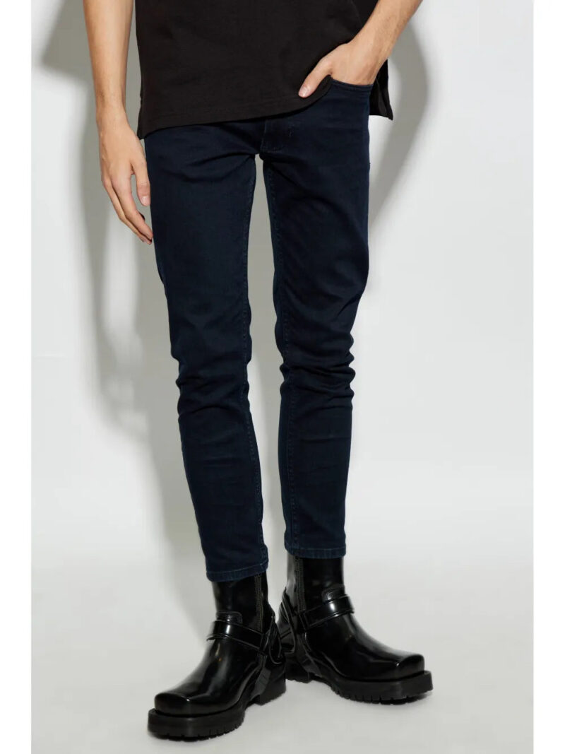 Versace Jeans Couture  logo-patch straight-leg jeans