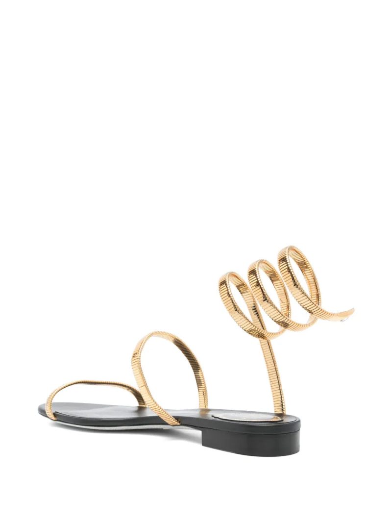 René Caovilla snake chain sandals