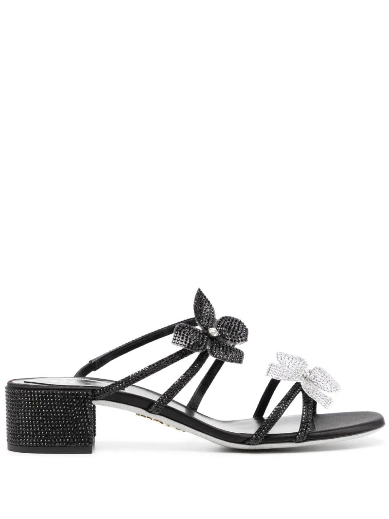 René Caovilla  crystal embellishment sandals