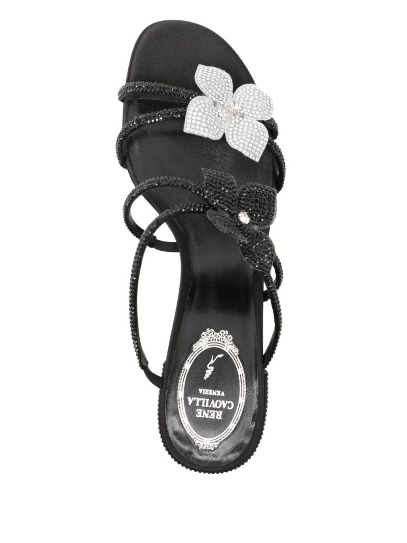 René Caovilla  crystal embellishment sandals
