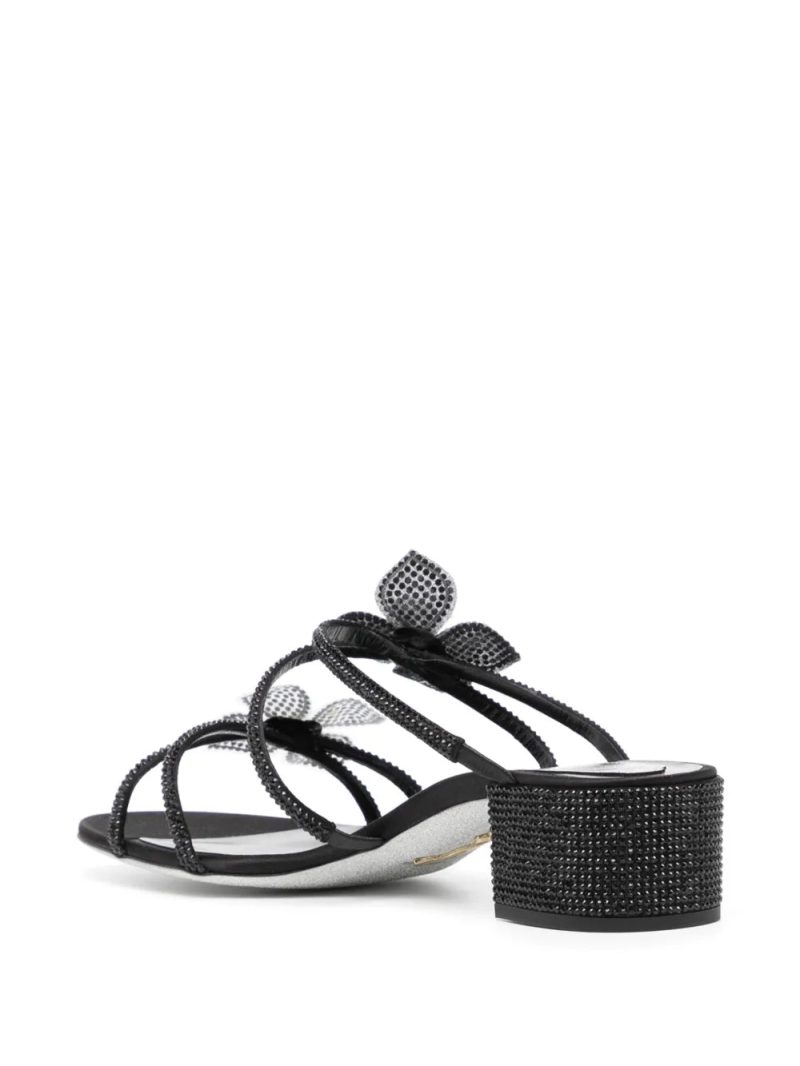 René Caovilla  crystal embellishment sandals