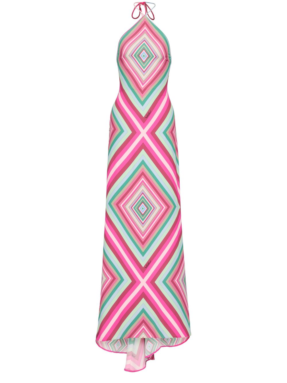 Valentino Garavani geometric-print maxi dress