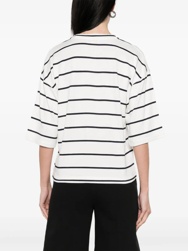 Vince striped wide-sleeve T-shirt