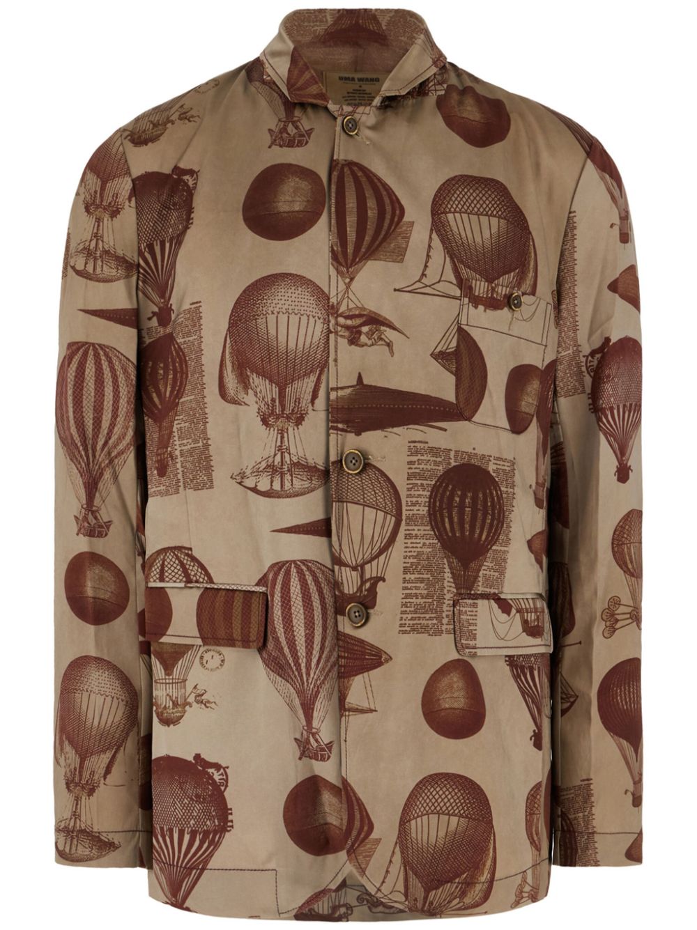 Uma Wang balloon-print shirt
