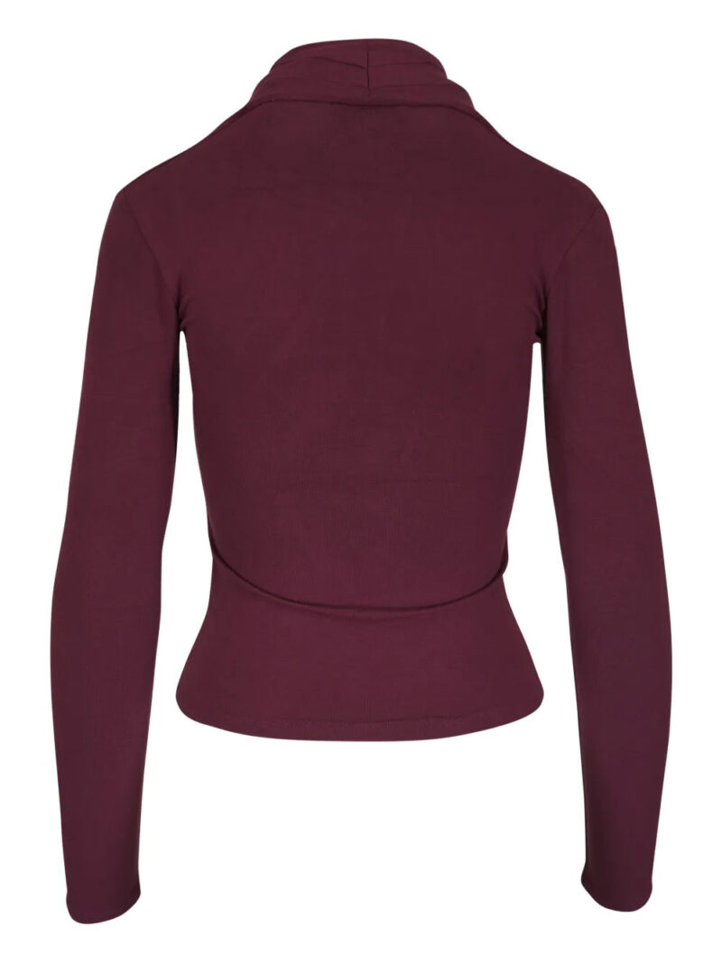 Vince  crossover neck T-shirt