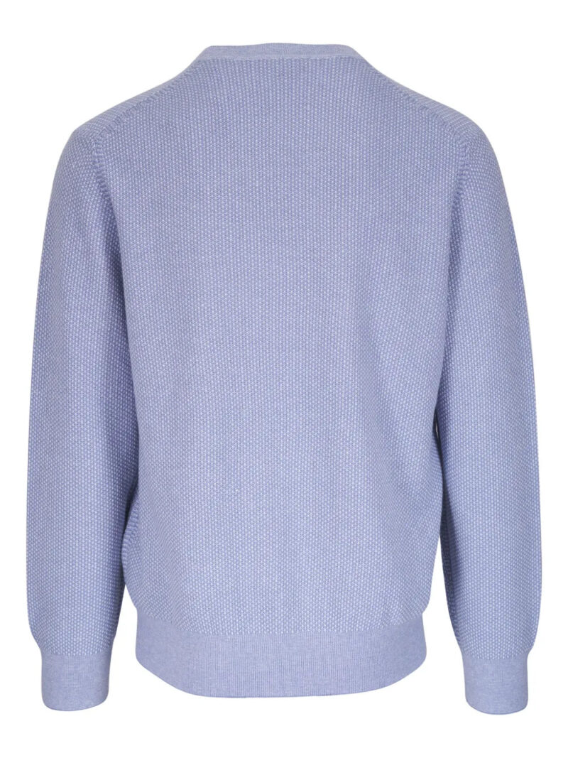 Vince monogram-jacquard sweater