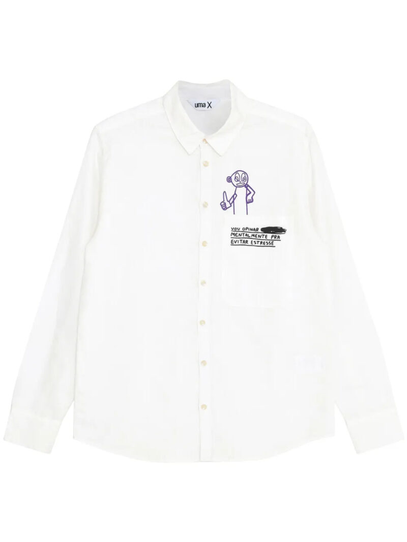 Uma | Raquel Davidowicz  slogan-print shirt