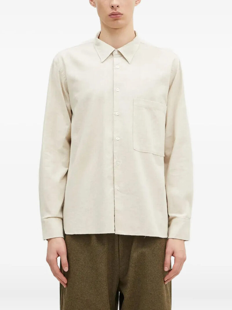 Universal Works  patch-pocket button-down shirt