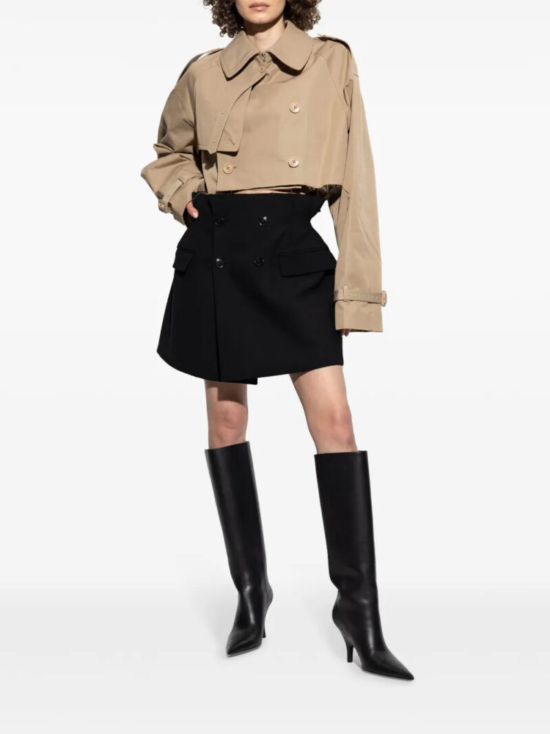 VETEMENTS cropped trench jacket