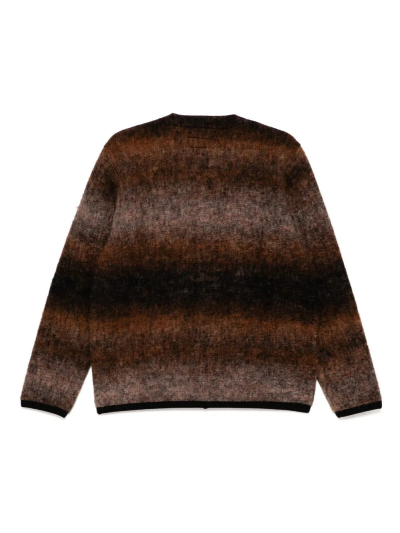Universal Works  ombre fleece cardigan